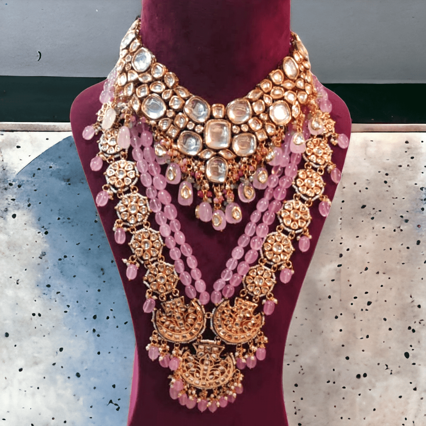 Ahilya Kundan Wedding Set