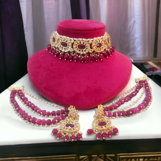 Aesha necklace set with earring