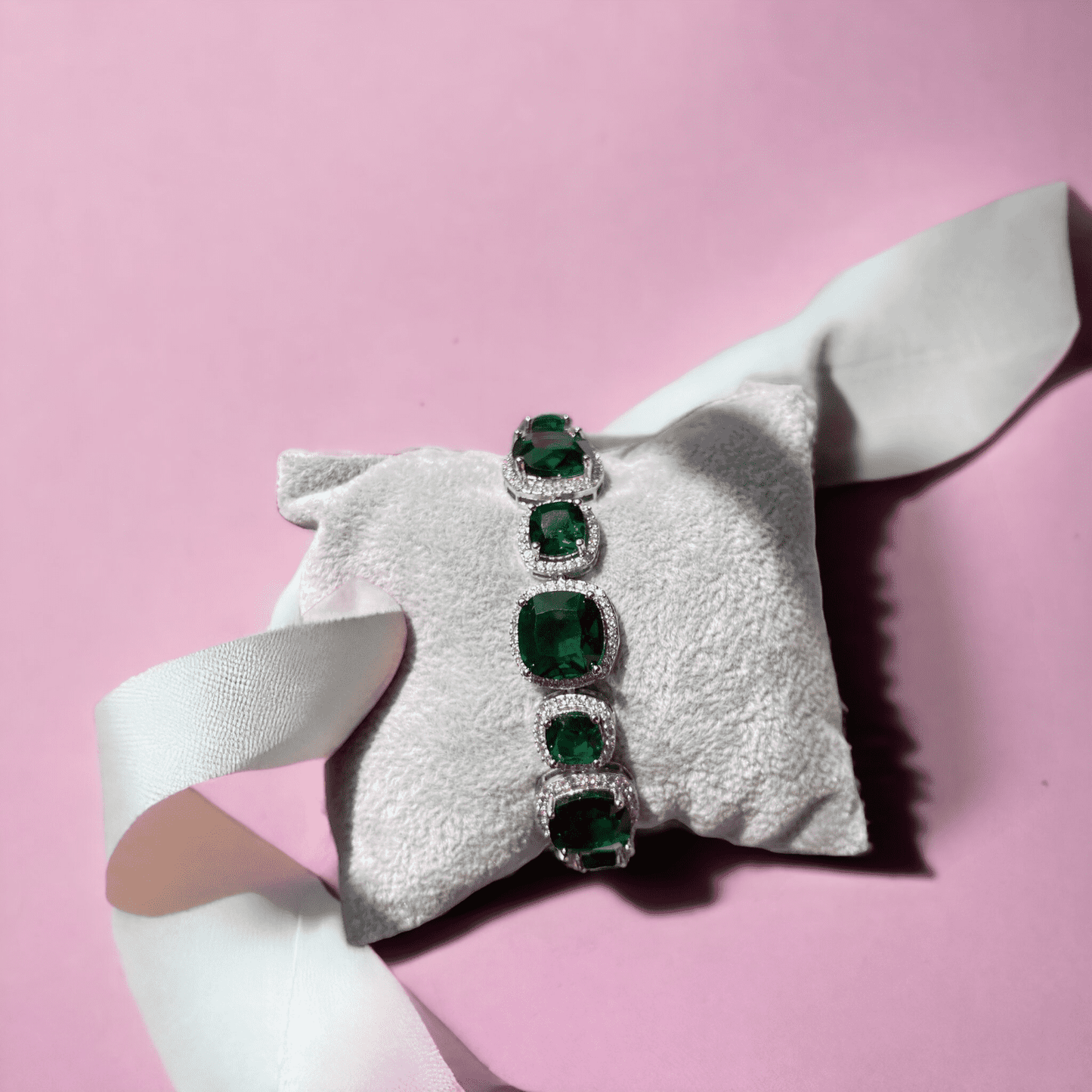 Cushion Cut Bracelet