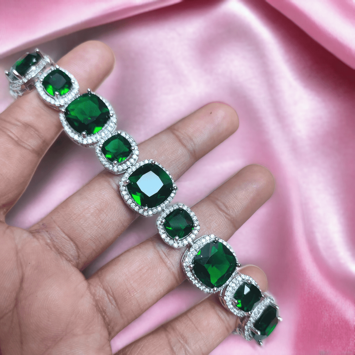 Cushion Cut Bracelet