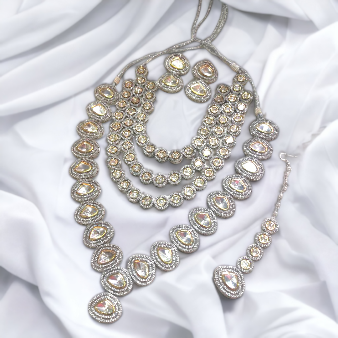 Naina Uncut Layered Necklace Set