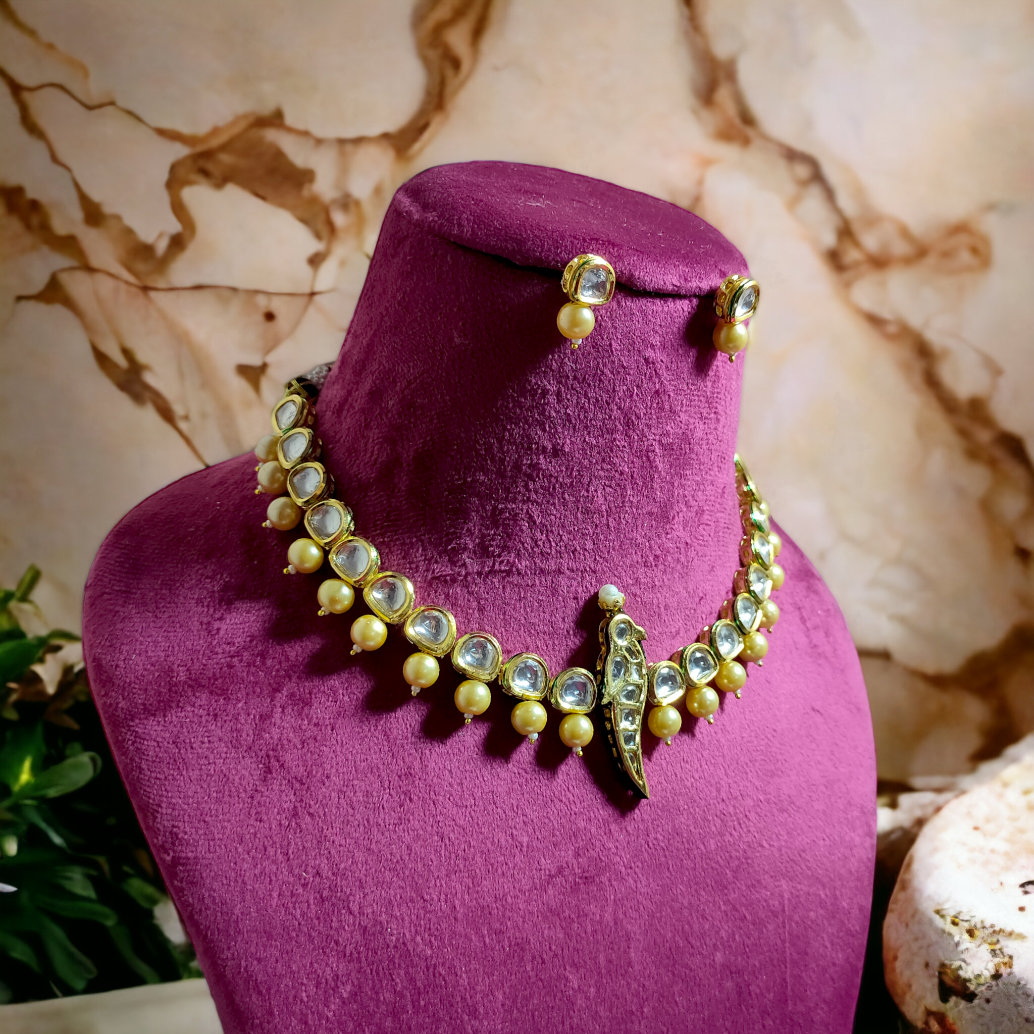 Parrot Kundan Necklace