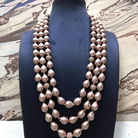 Param Baroque Pearl Mala