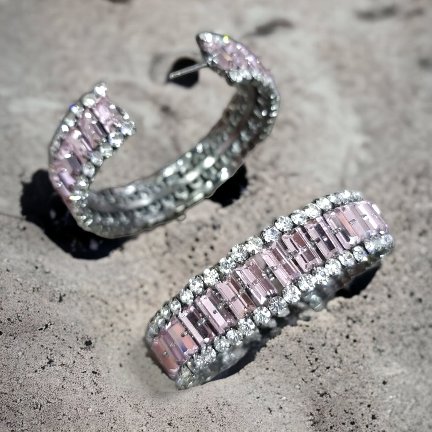 Surveen hoops in pink color