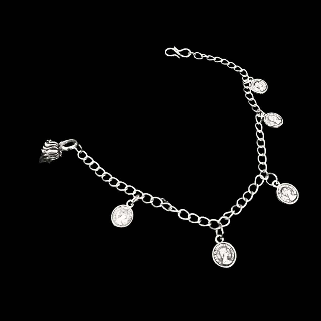 heena brass oxidised nose pin