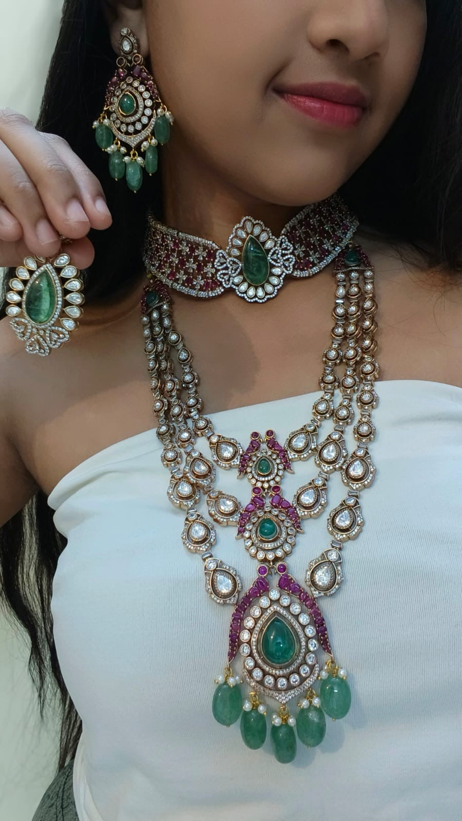 Aarki Polki Necklace set