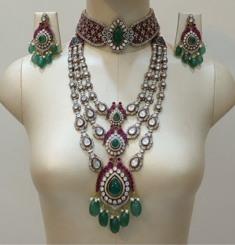 Aarki Polki Necklace set