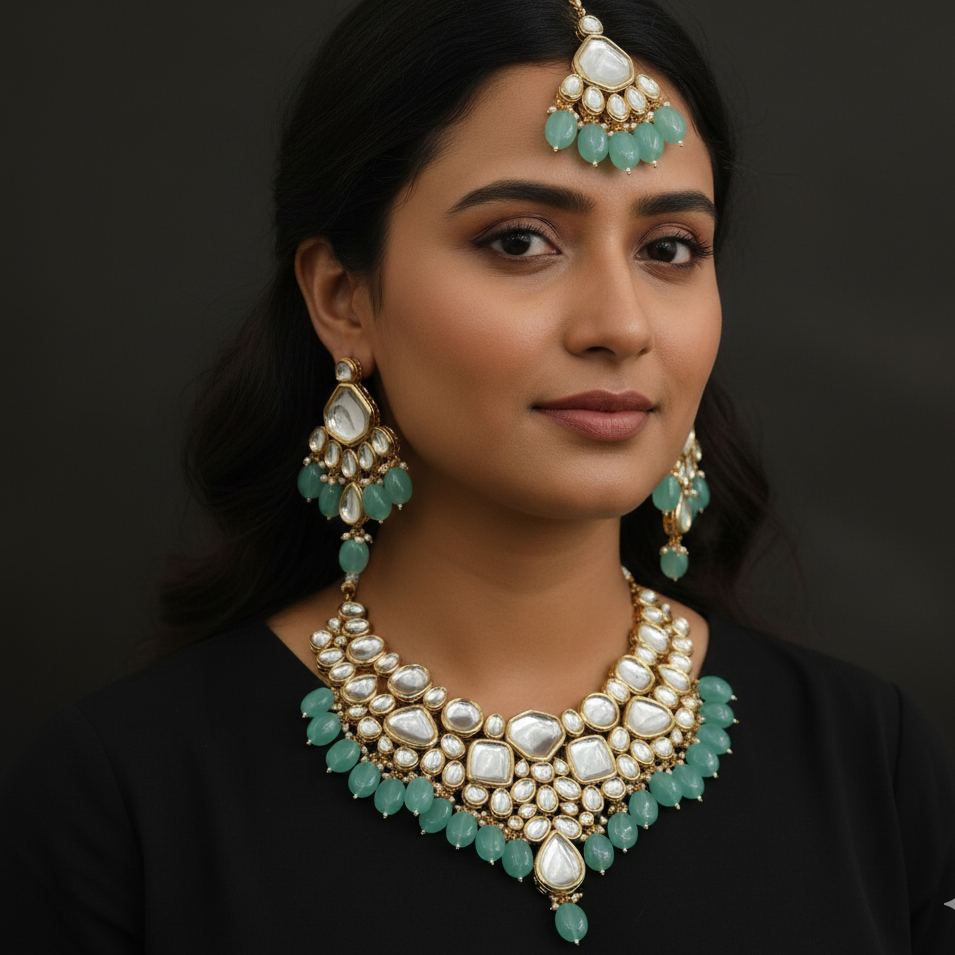 Masoom Kundan Necklace Set