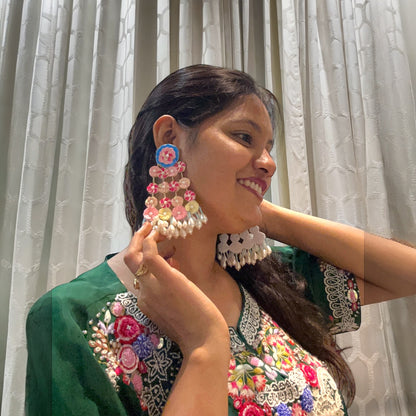 Designer Jhoomer Style Sequence Earrings