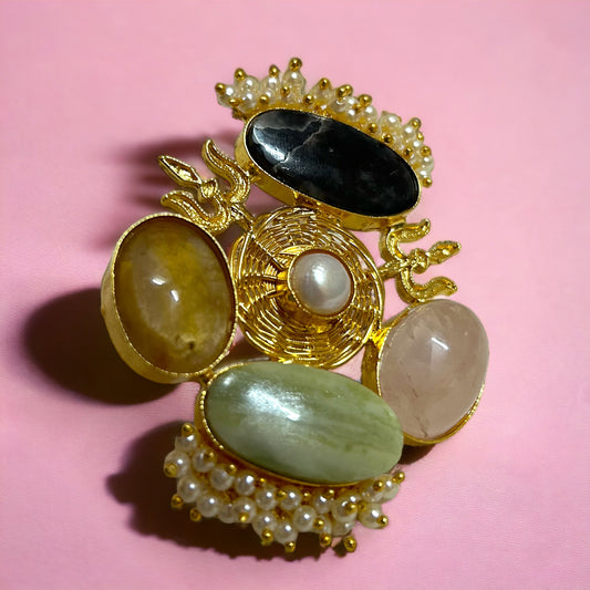 Prarthna Oversize Ring