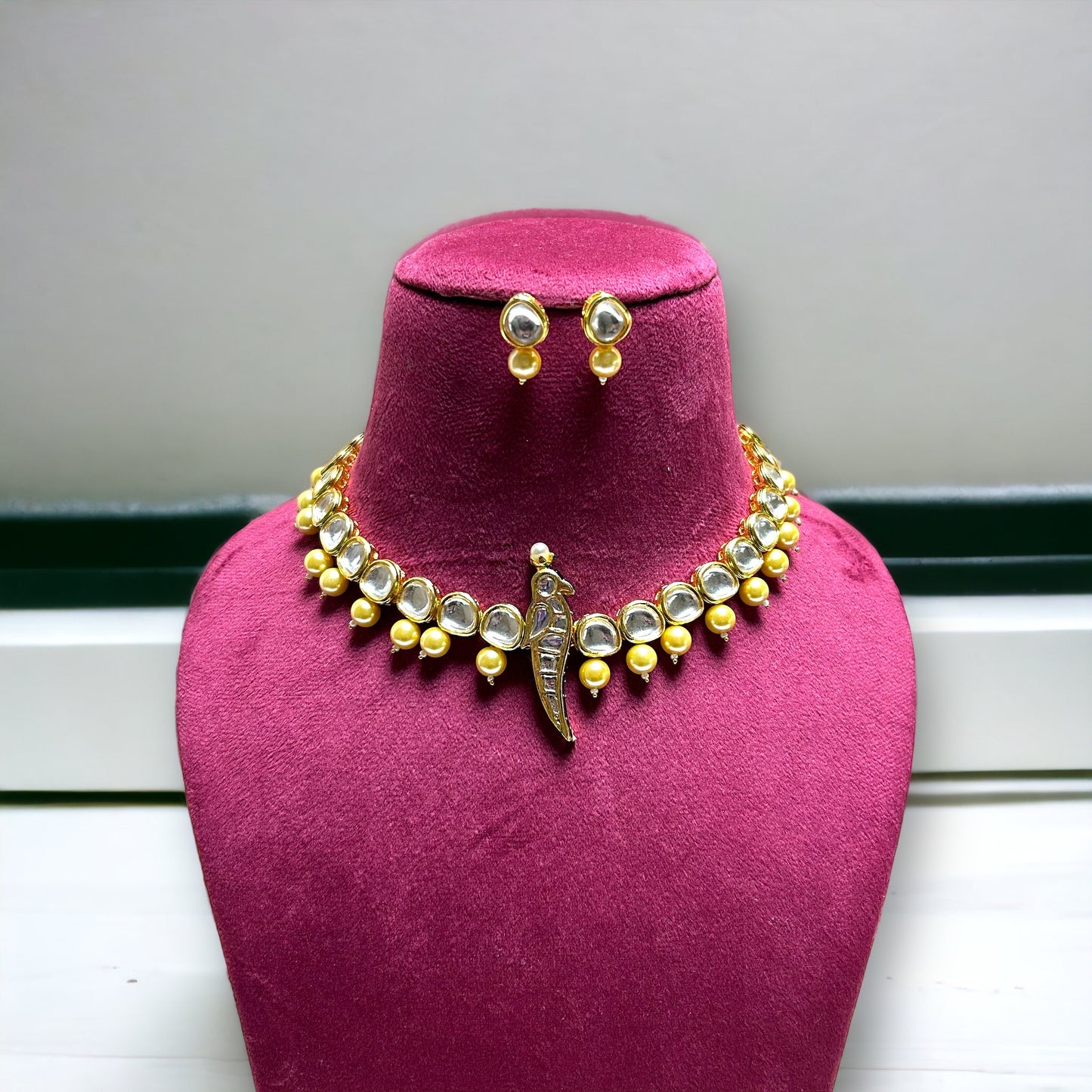 Parrot Kundan Necklace