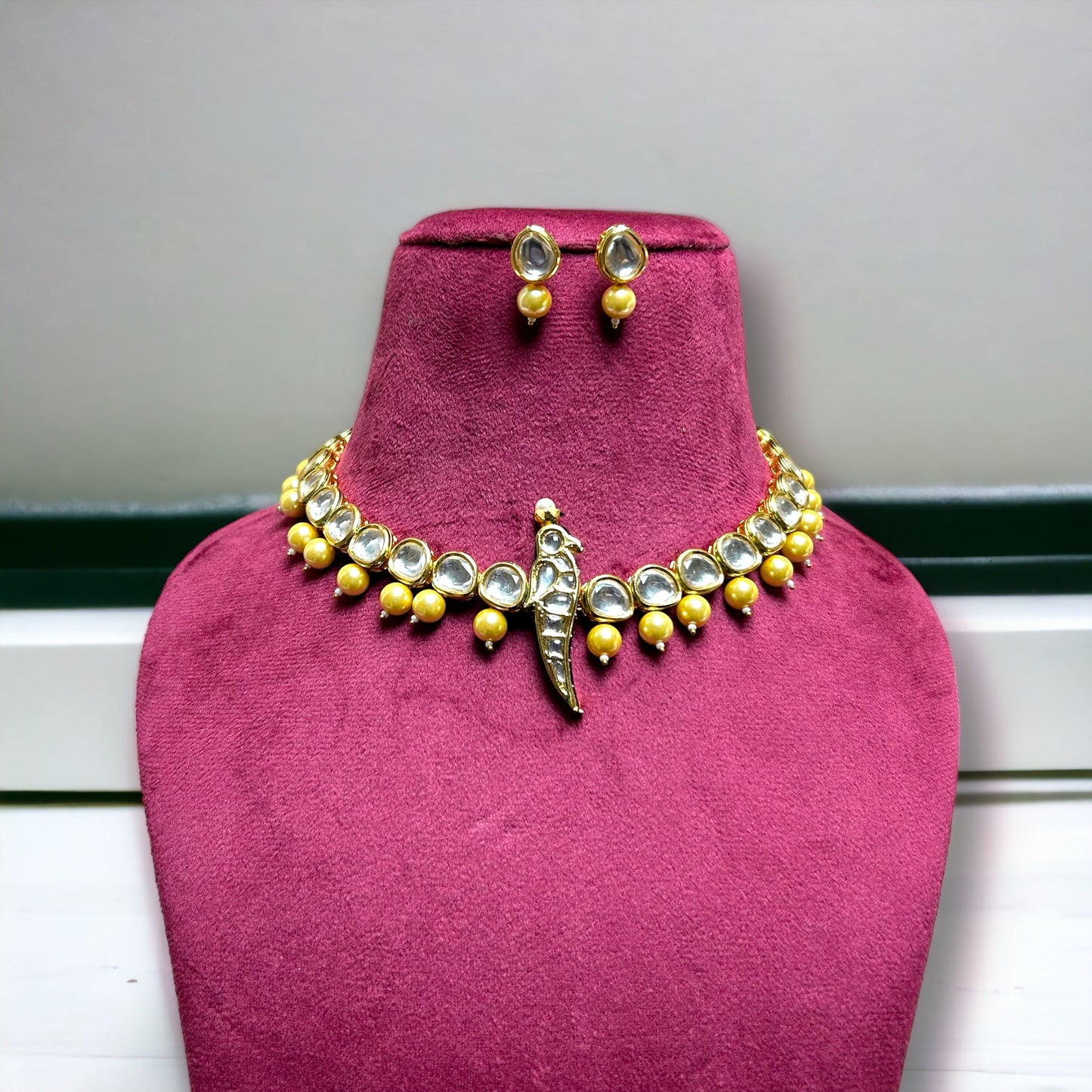 Parrot Kundan Necklace