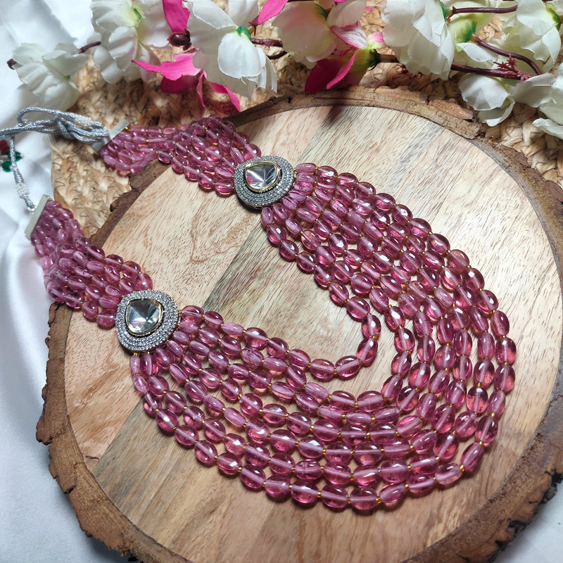 Sehra 7-layered Ruby Coloured Mala For Groom