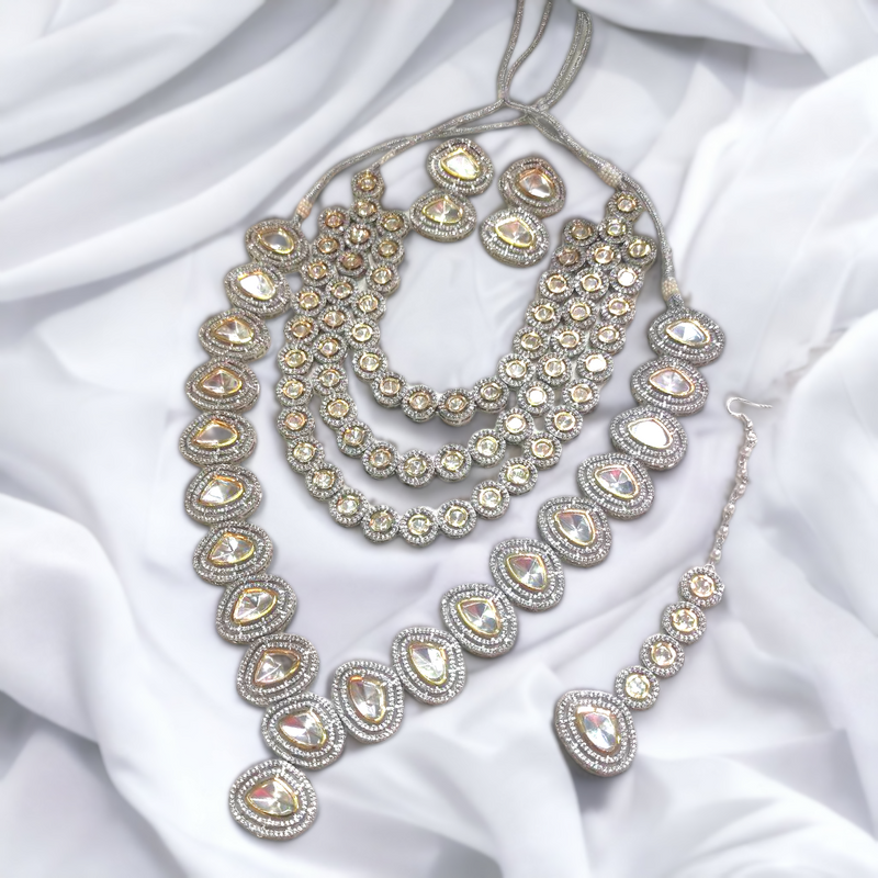 Naina Uncut Layered Necklace Set
