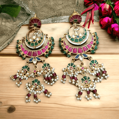 Avinti Polki Danglers Earrings