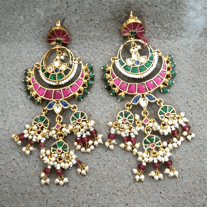 Avinti Polki Danglers Earrings