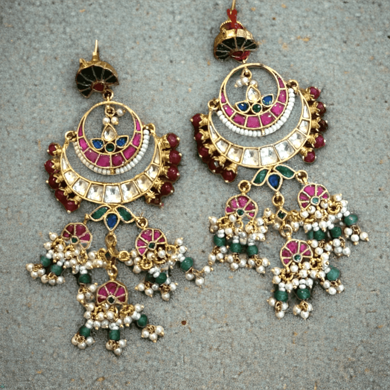 Avinti Polki Danglers Earrings