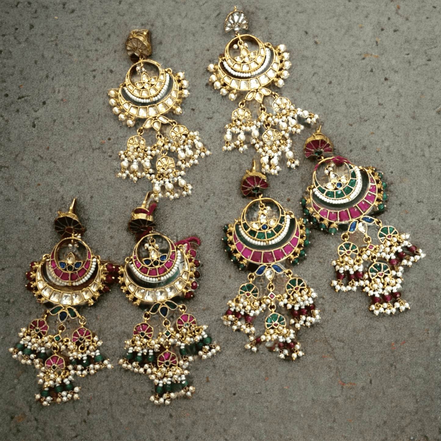 Avinti Polki Danglers Earrings