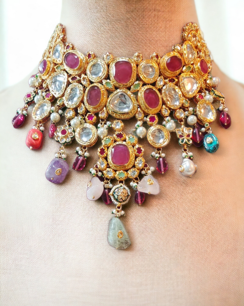 Riddhi Kundan Necklace Set