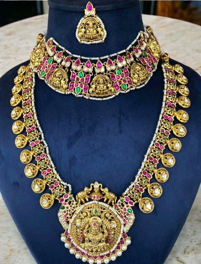 Prashant Temple Necklace Set