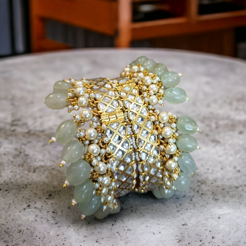 Chelna Polki Drop Bangles
