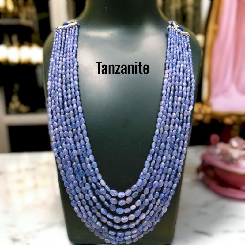 tanzanite gemstone 8 layer mala