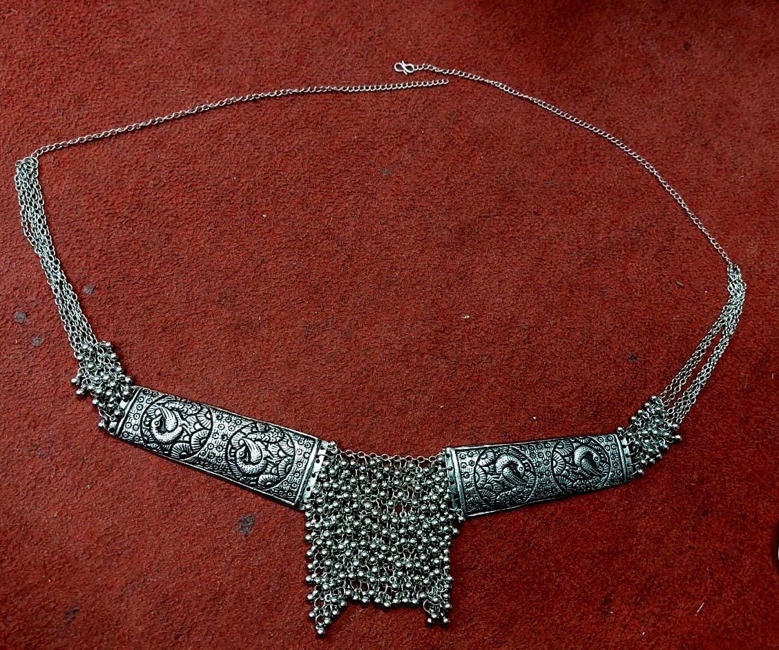 Peacock Jaal Waist Belt