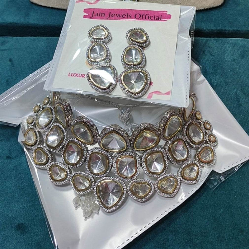 Riaaz Uncut Polki Choker Set