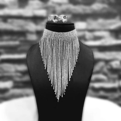Plume Zirconia Choker