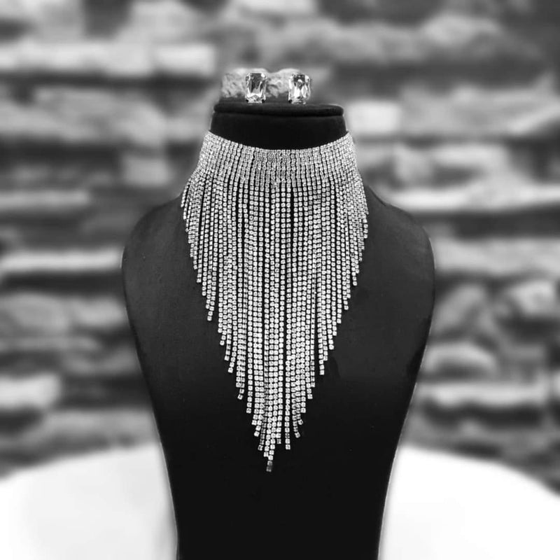 Plume Zirconia Choker