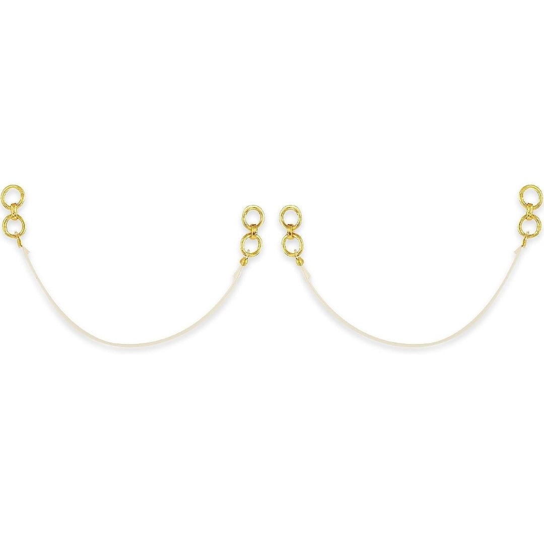 transparent earring supporter